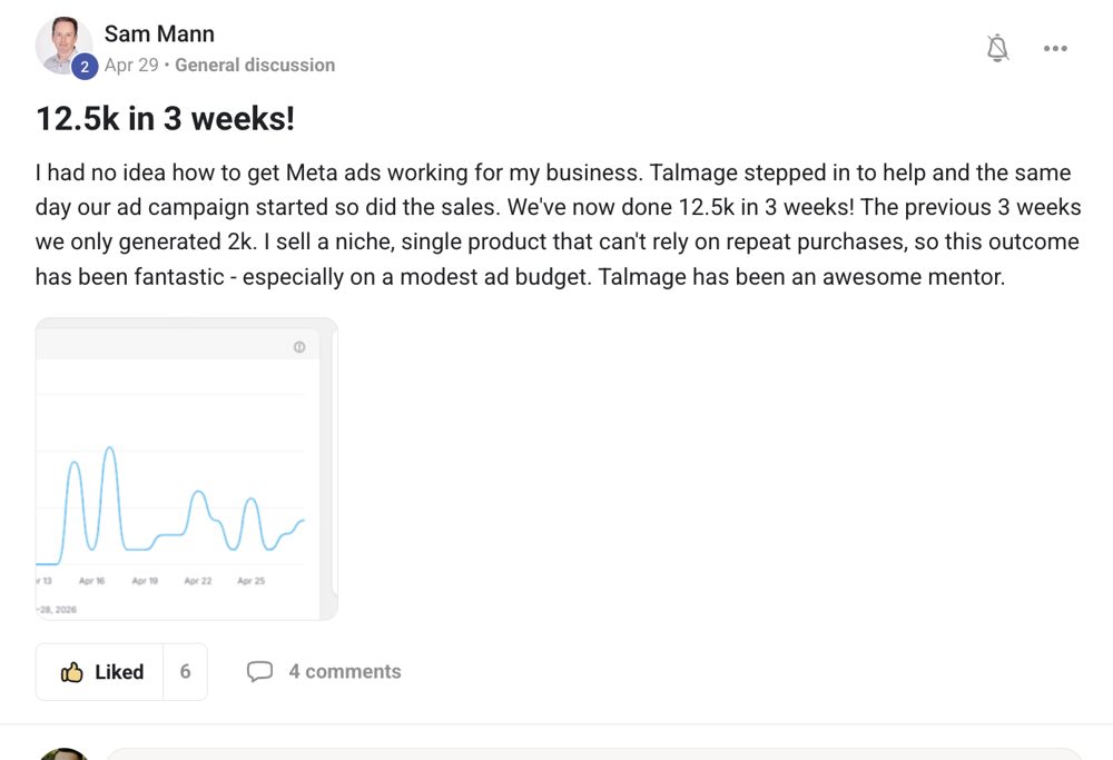 Sam Mann: 12.5k in 3 weeks