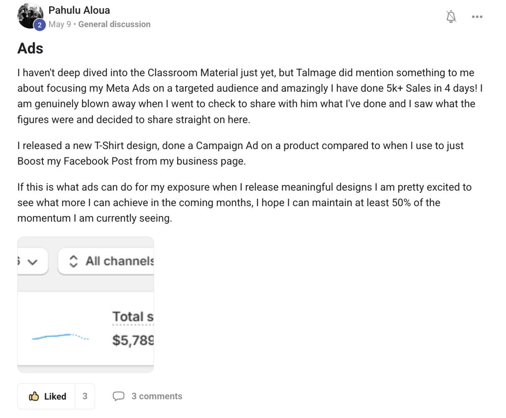 Pahulu Aloua: 5k+ sales in 4 days